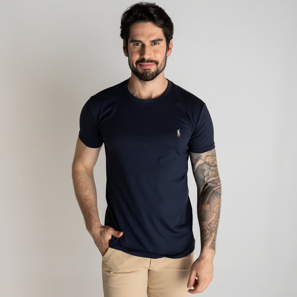 Kit 3 RL Pima Cotton T-Shirts (Colored)