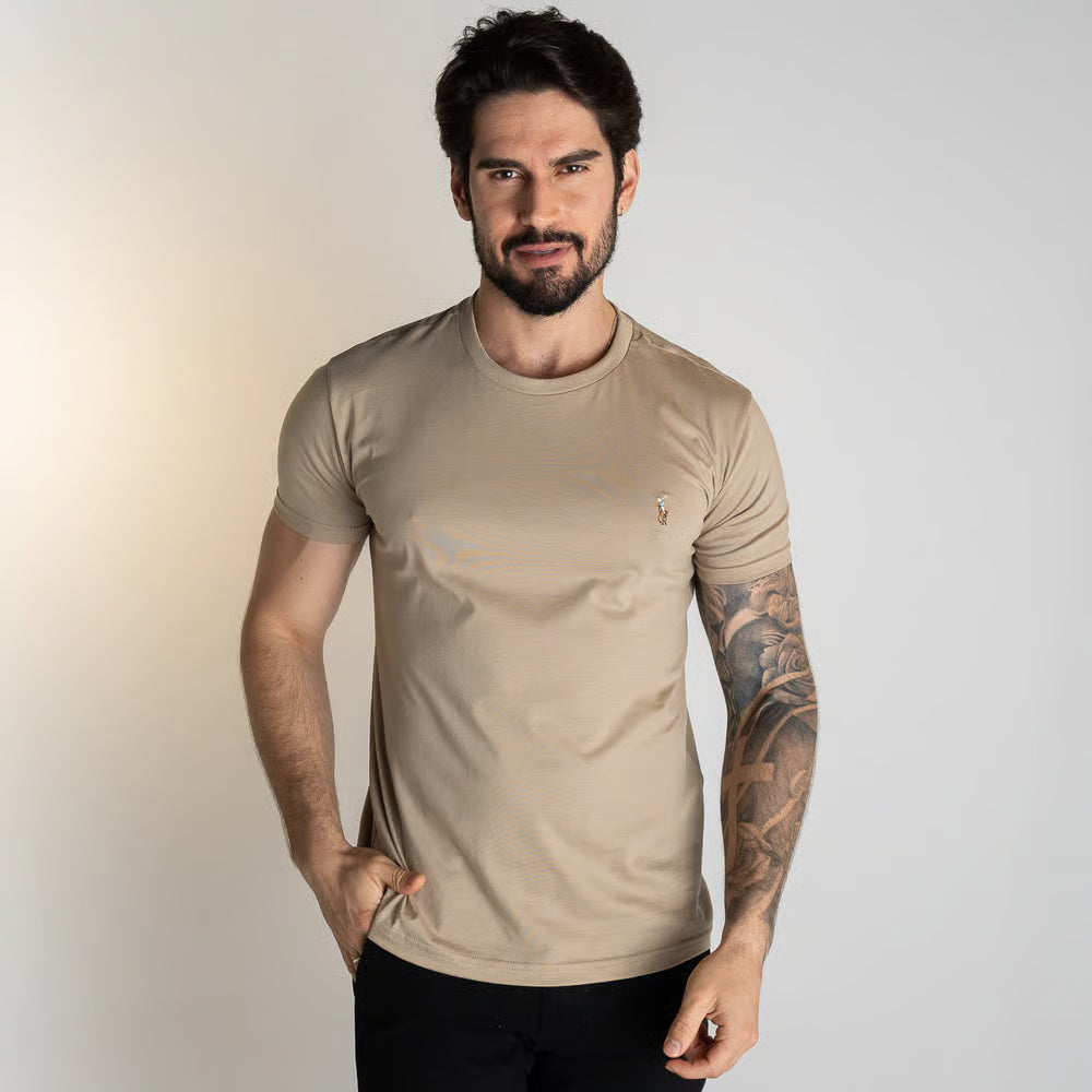 Kit 3 RL Pima Cotton T-Shirts (Colored)