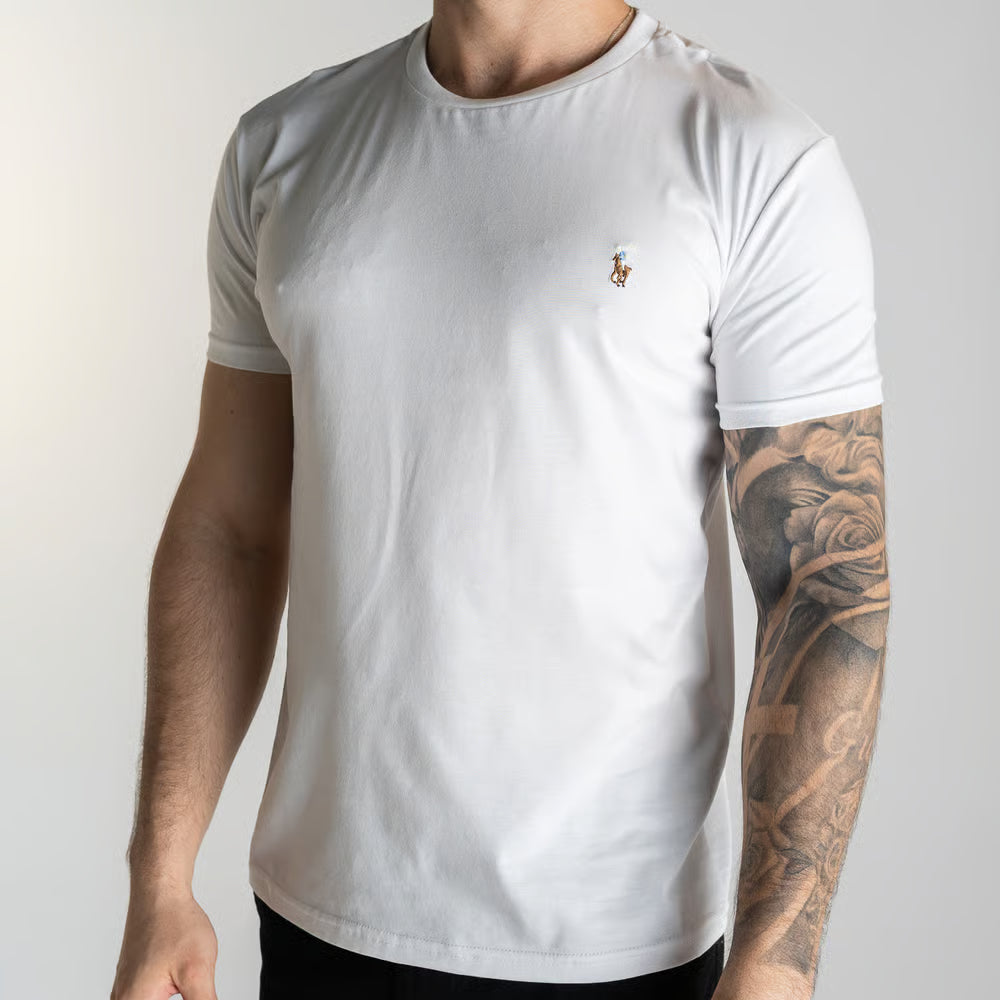 Kit  3 RL Pima Cotton T-Shirts (Colored)