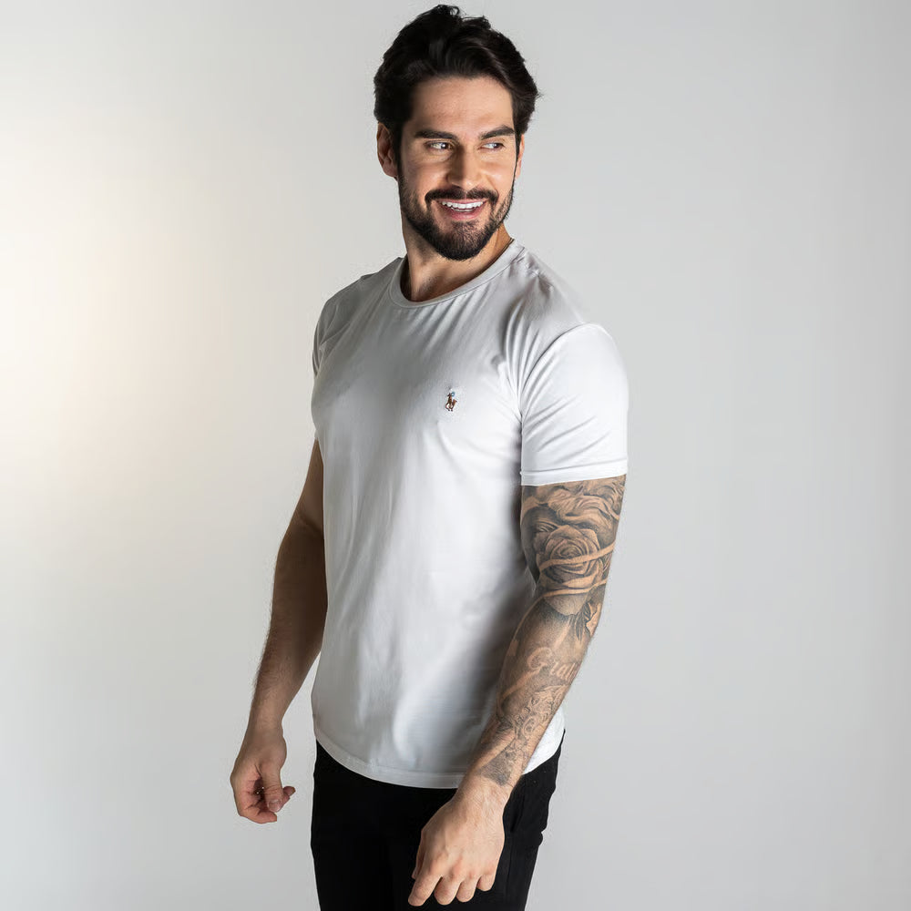 Kit  3 RL Pima Cotton T-Shirts (Colored)