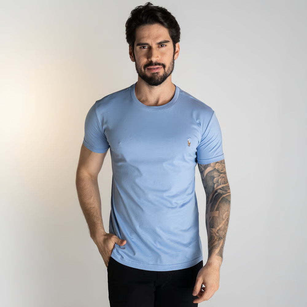 Kit  3 RL Pima Cotton T-Shirts (Colored)