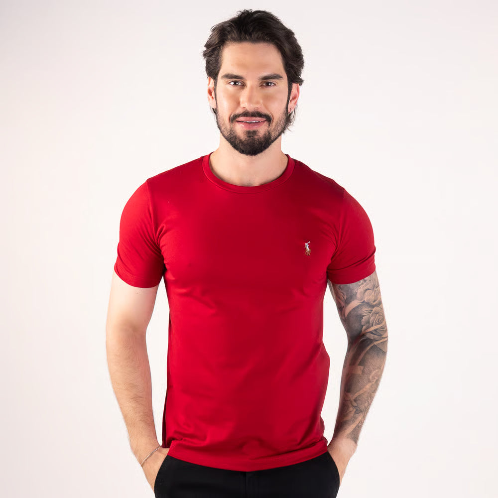 Kit  3 RL Pima Cotton T-Shirts (Colored)
