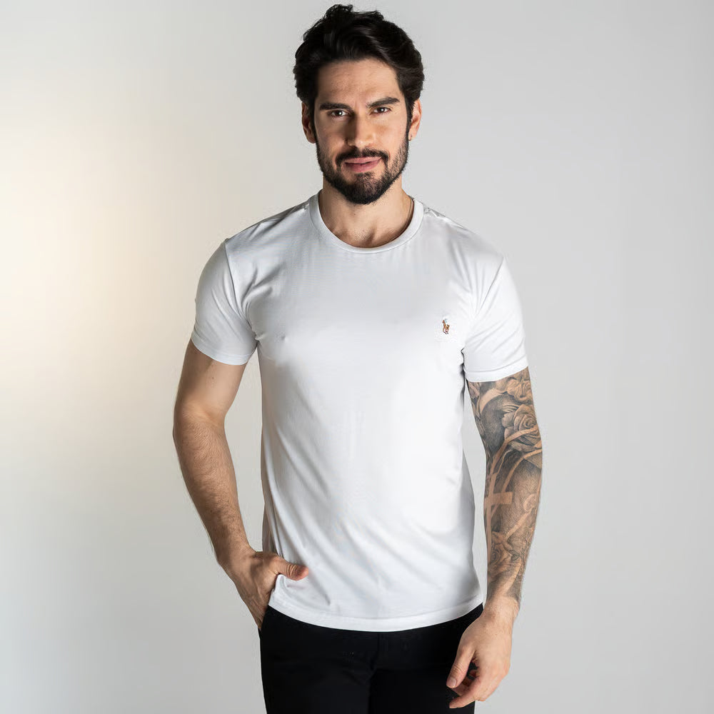 Kit  3 RL Pima Cotton T-Shirts (Colored)